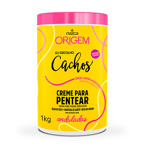 Creme Para Pentear Onduladas Eu Escolho Cachos Origem Nazca Cosméticos